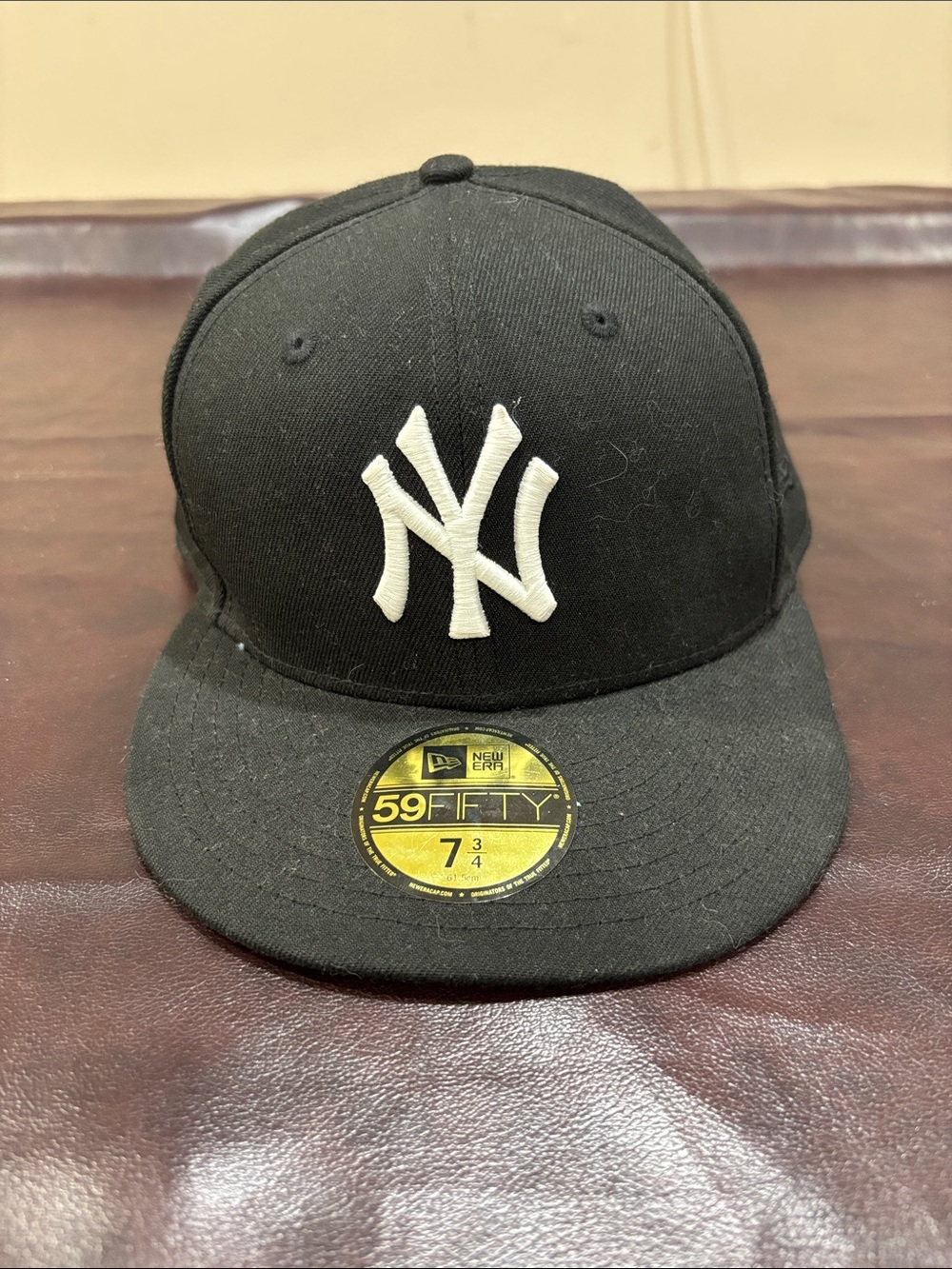 New Era 59Fifty New York Yankees 2000 World Series Black/White Fitted 7 3/4